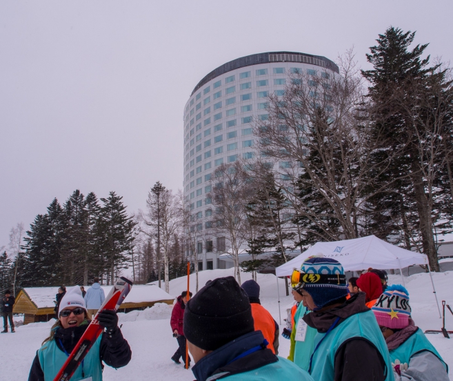 Hilton Niseko Hotel in winter